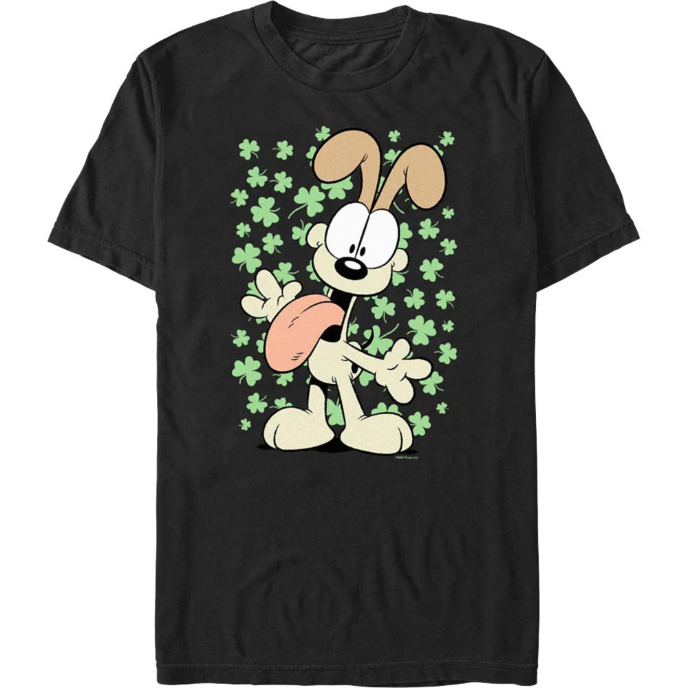Odies Fourleaf Clovers Garfield Tshirt